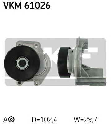 Reguladora de tensão da correia de transmissão 166200W032 Toyota