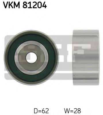Rolo parasita da correia do mecanismo de distribuição de gás VKM81204 SKF