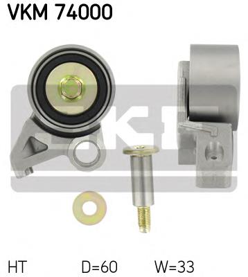 Compre VKM74000 SKF Rolo de reguladora de tensão da correia do mecanismo de distribuição de gás