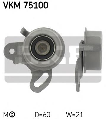 Rolo de reguladora de tensão da correia do mecanismo de distribuição de gás SKF VKM75100