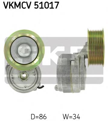 VKMCV51017 SKF Reguladora de tensão da correia de transmissão