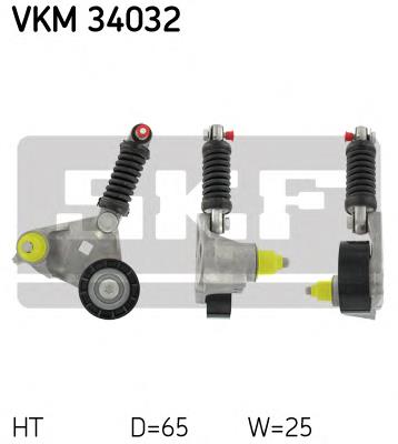 Compre VKM34032 SKF Reguladora de tensão da correia de transmissão