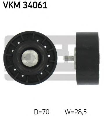 Rolo parasita da correia de transmissão Ford 6200285