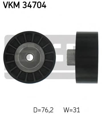 Rolo de reguladora de tensão da correia de transmissão VKM34704 SKF