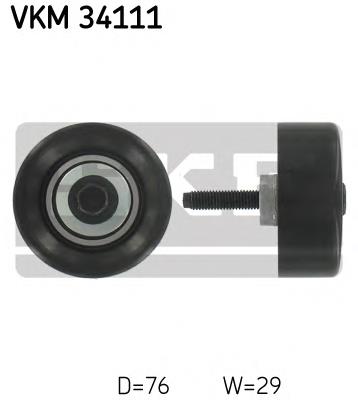 Rolo parasita da correia de transmissão Ford YS6E19A216AA