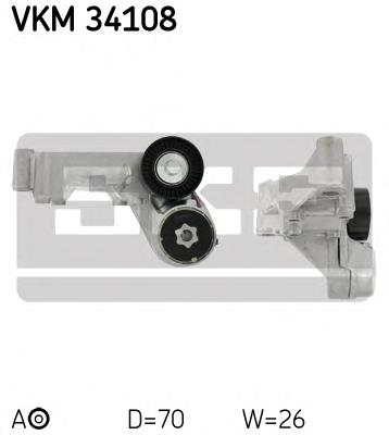 VKM34108 SKF Reguladora de tensão da correia de transmissão
