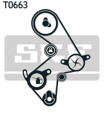 VKMA91003 SKF Correia do mecanismo de distribuição de gás, kit