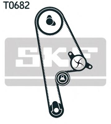 VKMC930052 SKF Correia do mecanismo de distribuição de gás, kit