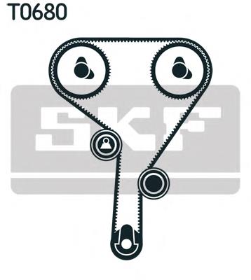 VKMA05260 SKF Correia do mecanismo de distribuição de gás, kit