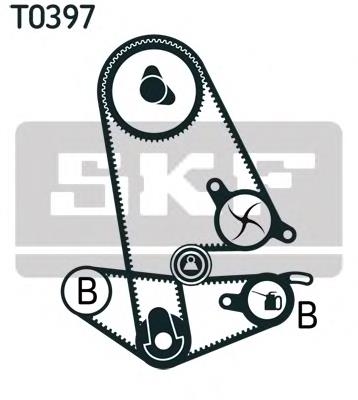 CT800K1 Continental/Siemens Correia do mecanismo de distribuição de gás, kit