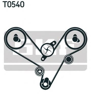 VKMA95613 SKF Correia do mecanismo de distribuição de gás, kit