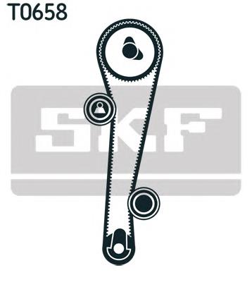 VKMA95667 SKF Correia do mecanismo de distribuição de gás, kit