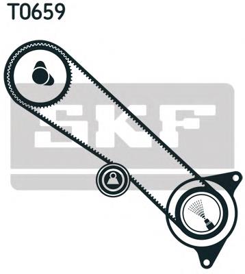 VKMA91711 SKF Correia do mecanismo de distribuição de gás, kit