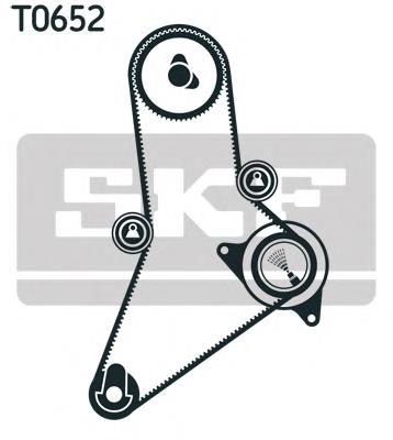 VKMA02383 SKF Correia do mecanismo de distribuição de gás, kit