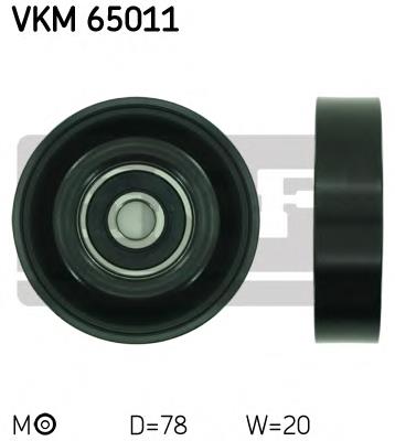 Rolo de reguladora de tensão da correia de transmissão SKF VKM65011