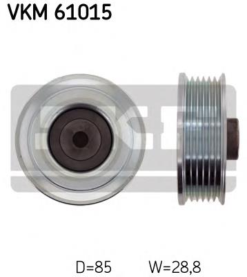 VKM61015 SKF Rolo parasita da correia de transmissão