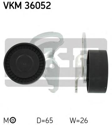 Rolo de reguladora de tensão da correia de transmissão SKF VKM36052