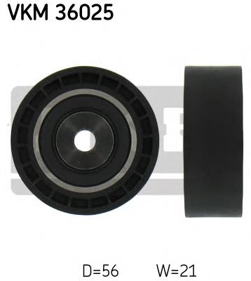 Rolo de reguladora de tensão da correia de transmissão VKM36025 SKF