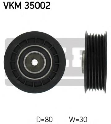 VKM35002 SKF Rolo parasita da correia de transmissão