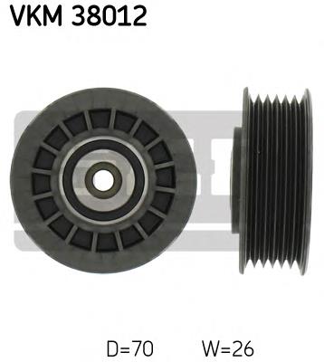 Rolo parasita da correia de transmissão SKF VKM38012 preço, a partir de 23,29 USD
