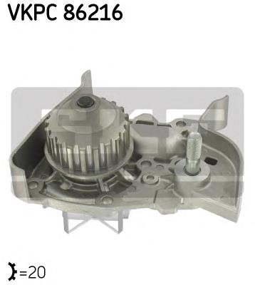 Bomba de água (bomba) de esfriamento SKF VKPC86216