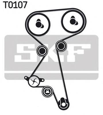 VKMA05150 SKF Correia do mecanismo de distribuição de gás, kit