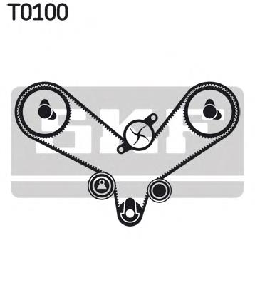 VKMA01200 SKF Correia do mecanismo de distribuição de gás, kit