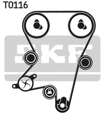 VKMC05222 SKF Correia do mecanismo de distribuição de gás, kit