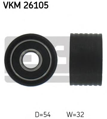 Rolo parasita da correia do mecanismo de distribuição de gás Renault (RVI) 8200064664 preço, a partir de 43,11 USD