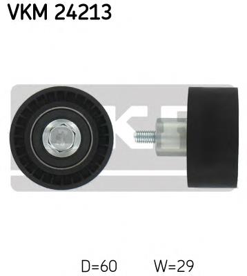VKM24213 SKF Rolo parasita da correia do mecanismo de distribuição de gás