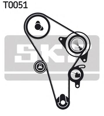 KT1003 Optibelt Correia do mecanismo de distribuição de gás, kit