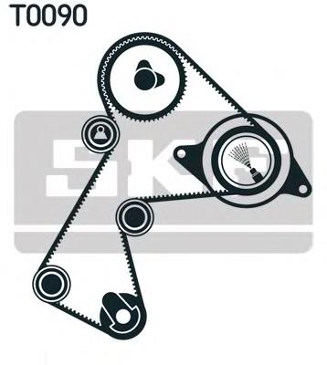Correia do mecanismo de distribuição de gás, kit KTB279 Dayco