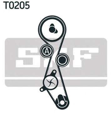 Compre 0831P6 Peugeot/Citroen Correia do mecanismo de distribuição de gás, kit