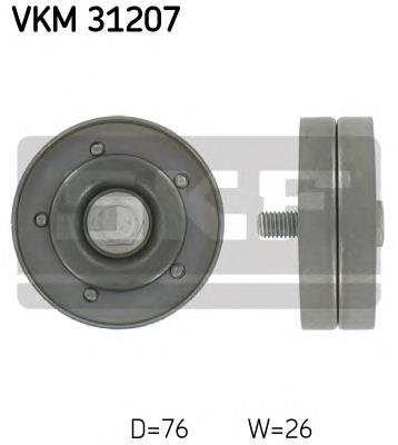 Rolo parasita da correia de transmissão SKF VKM31207 preço, a partir de 20,65 USD