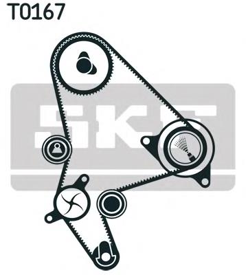 Correia do mecanismo de distribuição de gás, kit Peugeot/Citroen 0831V3