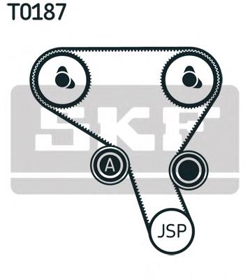 VKMA06503 SKF Correia do mecanismo de distribuição de gás, kit