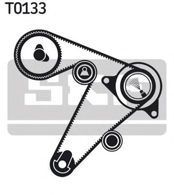 Correia do mecanismo de distribuição de gás, kit 8671018749 Renault (RVI)