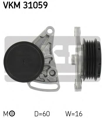 VKM31059 SKF Reguladora de tensão da correia de transmissão