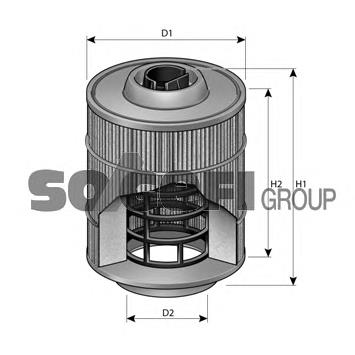 8G919601AD Ford Filtro de ar
