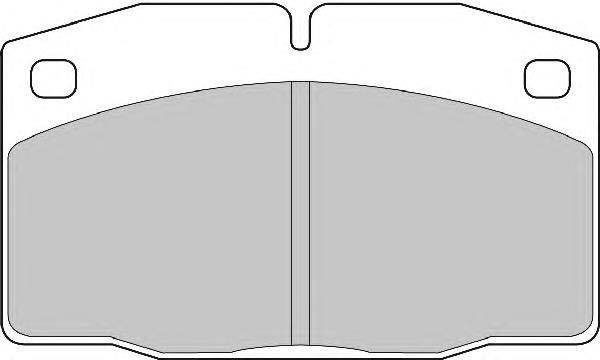 Sapatas do freio dianteiras de disco Brembo DP59011 preço, a partir de 33,10 USD