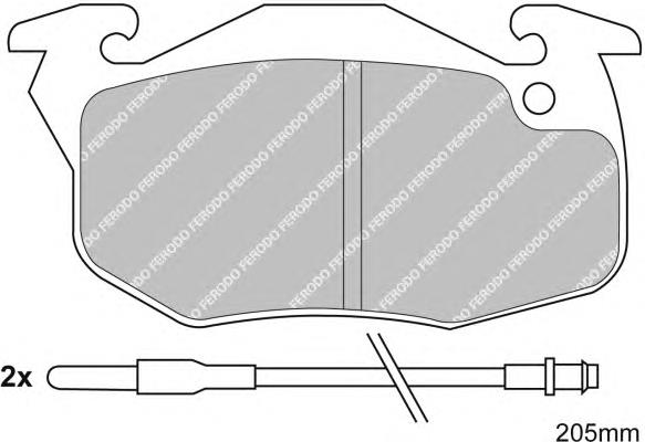 Sapatas do freio dianteiras de disco Peugeot/Citroen 1617247680 preço, a partir de 26,76 USD