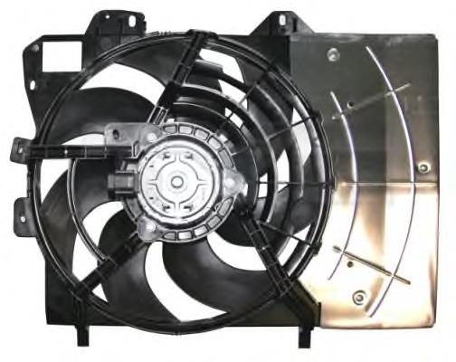 Difusor do radiador de esfriamento, montado com motor e roda de aletas ECI108 Doga