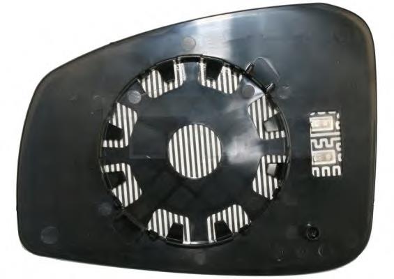 963660005R Renault (RVI) Elemento espelhado do espelho de retrovisão esquerdo