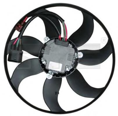 Ventilador elétrico de esfriamento montado (motor + roda de aletas) esquerdo 181106 Febi