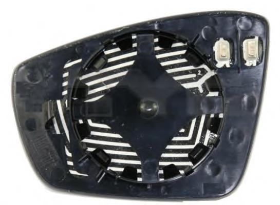 Elemento espelhado do espelho de retrovisão esquerdo VAG 6R0857521F