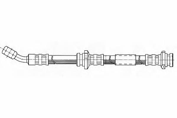TF146 Japan Parts Mangueira do freio dianteira direita