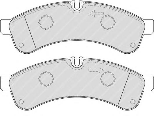 Compre FD7331V Necto Sapatas do freio traseiras de disco