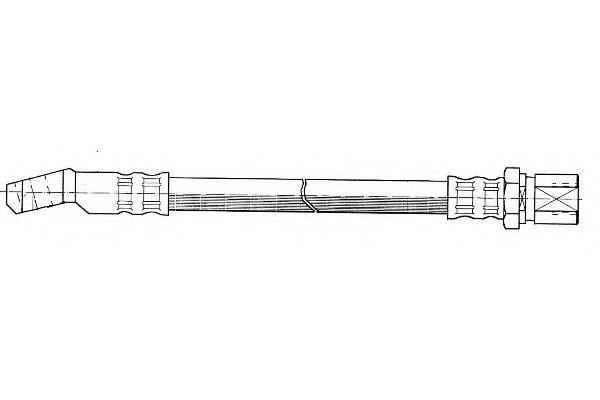 Mangueira do freio dianteira 51901 Quick Brake