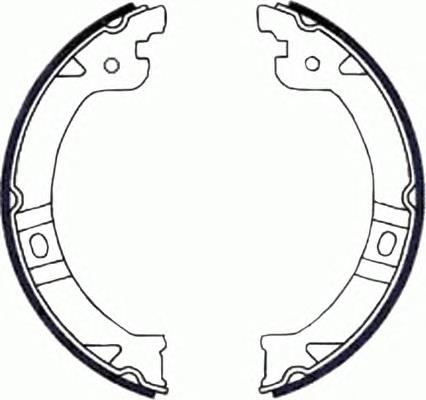 4882576 Chrysler Sapatas do freio de estacionamento