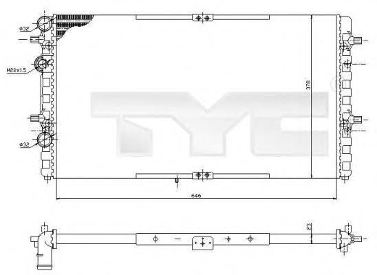 Radiador de esfriamento de motor VAG 869888C preço, a partir de 51,25 USD